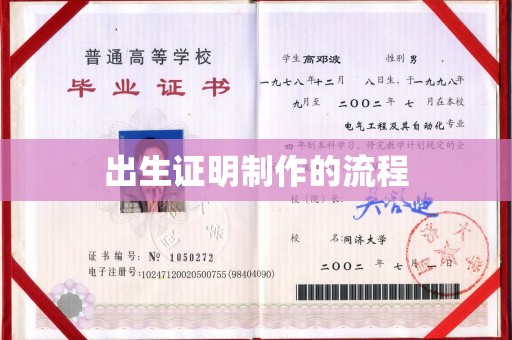 岚县出生证明制作的流程