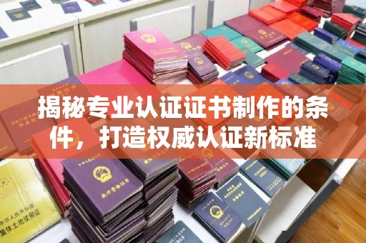 岚县揭秘专业认证证书制作的条件，打造权威认证新标准