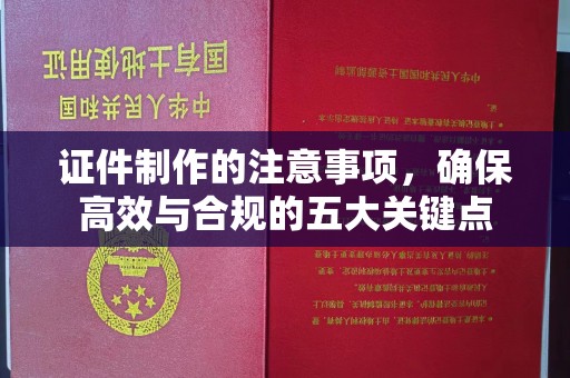 岚县证件制作的注意事项，确保高效与合规的五大关键点