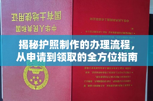 岚县揭秘护照制作的办理流程，从申请到领取的全方位指南