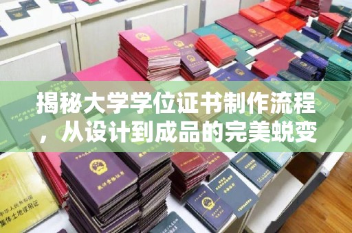 岚县揭秘大学学位证书制作流程，从设计到成品的完美蜕变