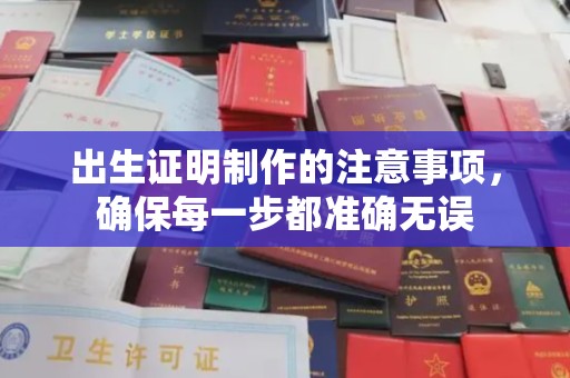 岚县出生证明制作的注意事项，确保每一步都准确无误
